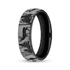 Thumbnail Image 2 of Now + Forever Men's Forest Scene Wedding Band 6.5mm Matte Black Titanium