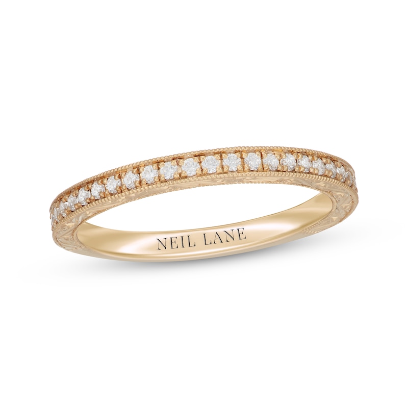 Main Image 1 of Neil Lane Diamond Wedding Band 1/4 ct tw 14K Yellow Gold