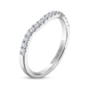 Thumbnail Image 2 of THE LEO Diamond Wedding Band 1/4 ct tw 14K White Gold