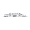 Thumbnail Image 3 of THE LEO Diamond Wedding Band 1/4 ct tw 14K White Gold