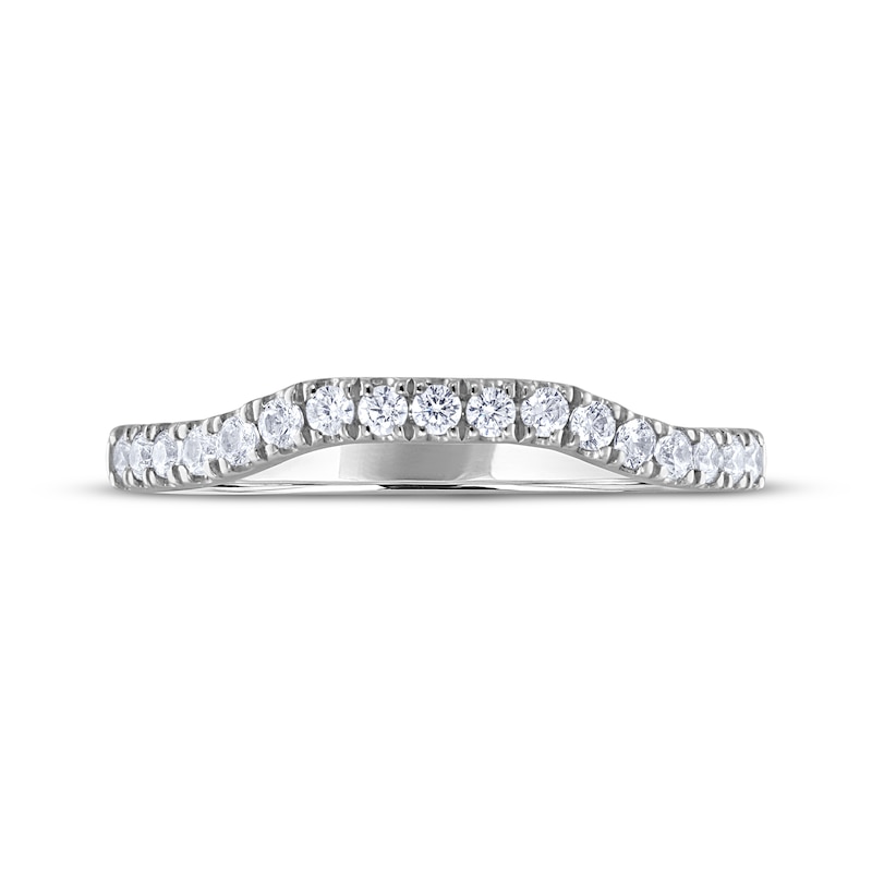 Main Image 3 of THE LEO Diamond Wedding Band 1/4 ct tw 14K White Gold