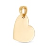 Thumbnail Image 2 of Engravable Small Heart-Shaped Charm 10K Yellow Gold