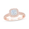 Thumbnail Image 1 of THE LEO First Light Diamond Round-Cut Engagement Ring 3/4 ct tw 14K Two-Tone Gold