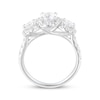 Thumbnail Image 3 of Memories, Moments, Magic Round-Cut Lab-Grown Diamond Three-Stone Engagement Ring 2 ct tw 14K White Gold