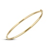 Thumbnail Image 2 of Hollow Bangle Bracelet 3mm 10K Yellow Gold