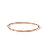 Thumbnail Image 1 of Hollow Bangle Bracelet 3mm 10K Rose Gold