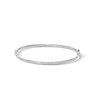 Thumbnail Image 1 of Hollow Bangle Bracelet 3mm 10K White Gold