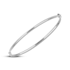 Thumbnail Image 2 of Hollow Bangle Bracelet 3mm 10K White Gold