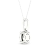 Thumbnail Image 3 of Lab-Grown Diamonds by KAY Halo Necklace 1/4 ct tw 10K White Gold 18&quot;