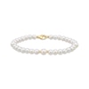 Thumbnail Image 1 of Cultured Pearl Strand Bracelet 14K Yellow Gold 7.5&quot;