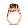 Thumbnail Image 3 of Le Vian Oval-Cut Aquadite Ring 7/8 ct tw Diamonds 14K Strawberry Gold