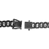 Thumbnail Image 3 of Ink & Ice Men's Black Diamond Figaro Chain Bracelet 1 ct tw Black Rhodium-Plated Sterling Silver 8.5&quot;