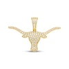 Thumbnail Image 1 of Men's Diamond Longhorn Charm 3/4 ct tw 10K Yellow Gold