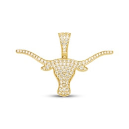 Men's Diamond Longhorn Charm 3/4 ct tw 10K Yellow Gold