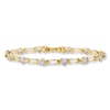 Thumbnail Image 0 of Previously Owned Diamond Heart Bracelet 1/4 ct tw Round-cut 10K Yellow Gold