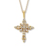 Thumbnail Image 1 of Previously Owned Necklace 1/2 ct tw Diamonds 14K Yellow Gold 18&quot;