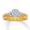 Thumbnail Image 3 of Previously Owned Diamond Enhancer Ring 1/8 ct tw Round-cut 14K Yellow Gold