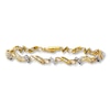 Thumbnail Image 1 of Previously Owned Bracelet 1/2 ct tw Diamonds 10K Yellow Gold