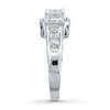 Thumbnail Image 2 of Previously Owned Diamond Engagement Ring 1-1/2 ct tw Princess-cut 14K White Gold