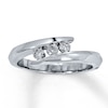 Thumbnail Image 1 of Previously Owned Three-Stone Diamond Ring 1/4 ct tw 14K White Gold