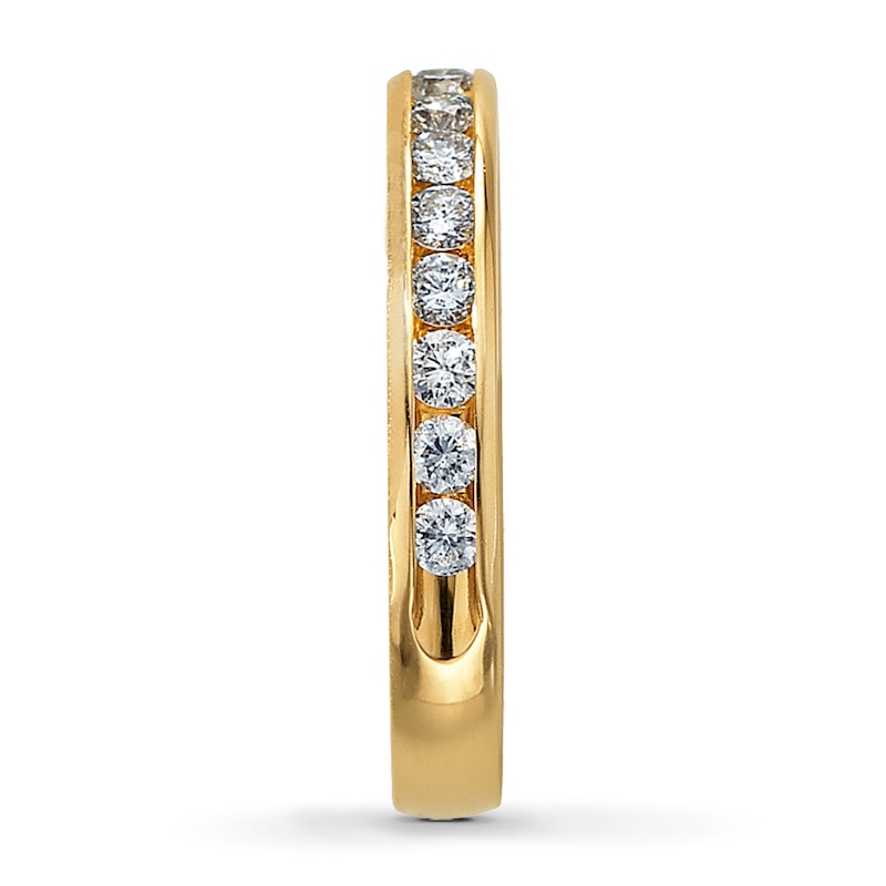 Main Image 3 of Previously Owned Diamond Anniversary Band 1/2 ct tw Round-cut 14K Yellow Gold