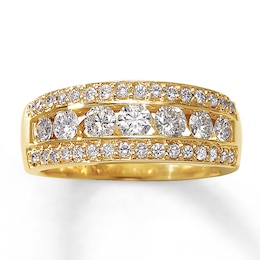 Previously Owned Anniversary Band 1 ct tw Round-cut Diamonds 14K Yellow Gold