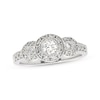 Thumbnail Image 0 of Previously Owned 3-Stone Round-Cut Engagement Ring 1/2 ct tw Diamonds 14K White Gold