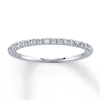 Thumbnail Image 1 of Previously Owned Anniversary Band 1/4 ct tw Round-cut Diamonds 14K White Gold