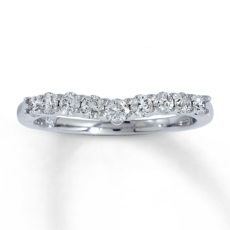 Main Image 1 of Previously Owned Diamond Band 1/2 ct tw 14K White Gold