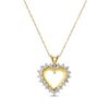 Thumbnail Image 1 of Previously Owned Diamond Heart Pendant 1 ct tw 14K Yellow Gold 18&quot;