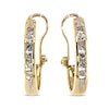Thumbnail Image 0 of Previously Owned Diamond Hoop Earrings 1/2 cttw 14K Yellow Gold