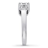 Thumbnail Image 2 of Previously Owned 3-Stone Cluster Diamond Ring 3/4 ct tw Round-cut 14K White Gold