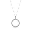 Thumbnail Image 1 of Previously Owned Diamond Circle Necklace 1/3 ct tw 14K White Gold