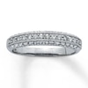 Thumbnail Image 1 of Previously Owned Diamond Anniversary Band 1/2 ct tw Round-cut 14K White Gold