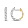 Thumbnail Image 1 of Previously Owned Diamond Hoop Earrings 1 ct tw 14K Two-Tone Gold