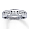 Thumbnail Image 1 of Previously Owned Men's Diamond Wedding Band 1 ct tw Round-cut 14K White Gold