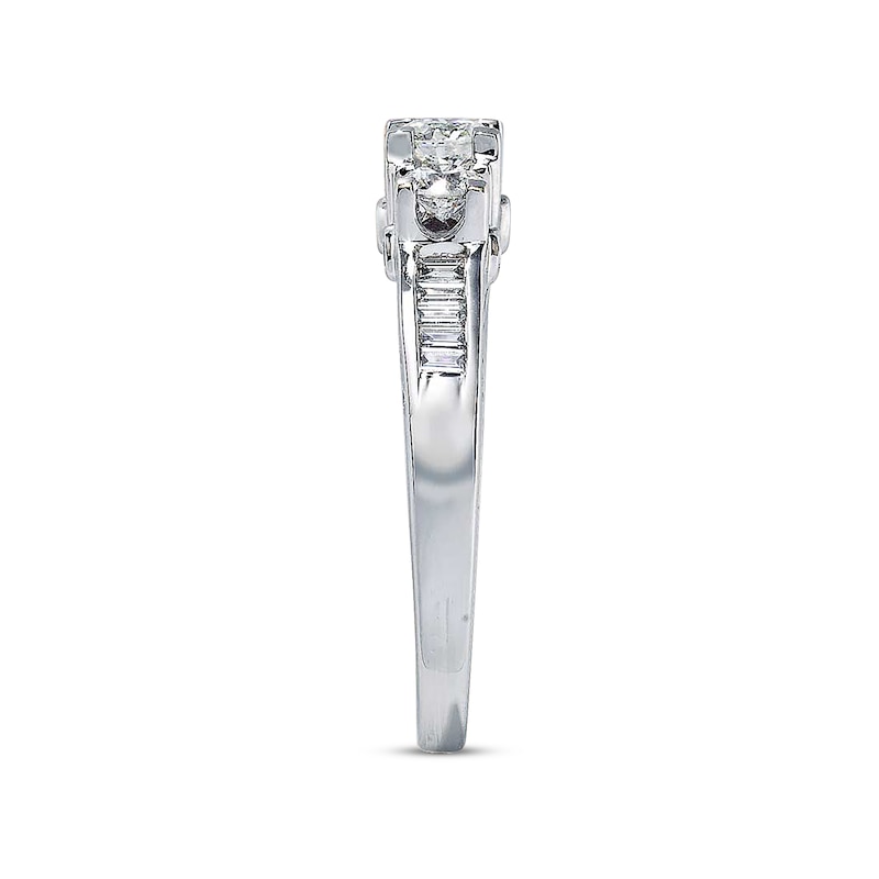 Previously Owned 3-Stone Diamond Ring 1 ct tw 14K White Gold