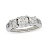 Thumbnail Image 1 of Previously Owned Three-Stone Diamond Ring 2 ct tw Round-Cut 14K White Gold