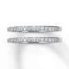 Thumbnail Image 1 of Previously Owned Wedding Bands 1/4 ct tw Round-cut Diamonds 14K White Gold - Size 7