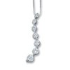 Thumbnail Image 0 of Previously Owned Diamond Necklace 1/2 ct tw Round-cut 14K White Gold 18"