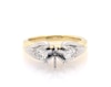 Thumbnail Image 1 of Previously Owned THE LEO Diamond Engagement Ring Setting 1/2 ct tw 18K Two-Tone Gold & Platinum Size 7