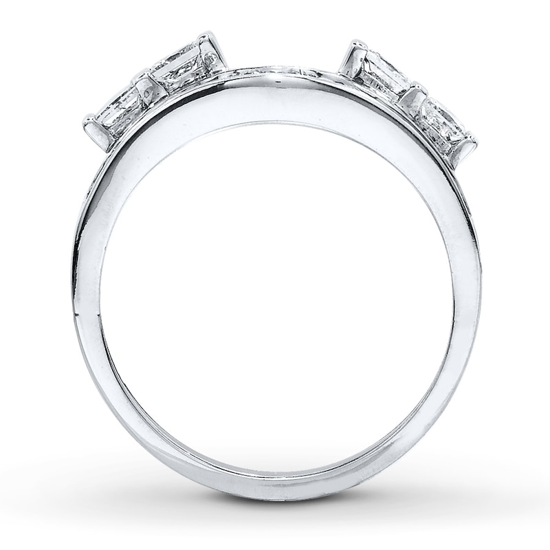 Main Image 2 of Previously Owned Diamond Enhancer Ring 1 carat tw Princess-cut 14K White Gold