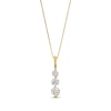 Thumbnail Image 1 of Previously Owned 3-Stone Diamond Necklace 3/4 cttw 14K Yellow Gold 18&quot;