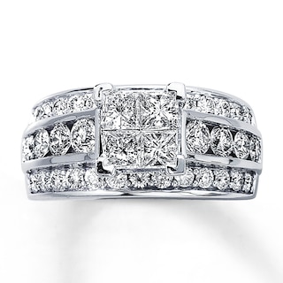 Previously Owned Ring 2-5/8 ct tw Diamonds 14K White Gold | Kay