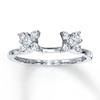 Thumbnail Image 0 of Previously Owned Diamond Enhancer Band 1/3 ct tw Princess/Round-cut 14K White Gold
