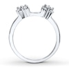 Thumbnail Image 1 of Previously Owned Diamond Enhancer Band 1/3 ct tw Princess/Round-cut 14K White Gold