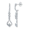 Thumbnail Image 0 of Previously Owned Earrings 1/10 ct tw Diamonds 10K White Gold
