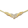 Thumbnail Image 1 of Previously Owned Necklace 5/8 ct tw Diamond 14K Yellow Gold