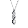 Thumbnail Image 1 of Previously Owned Necklace 1/3 ct tw Diamonds 10K White Gold 18&quot;