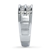 Thumbnail Image 2 of Previously Owned Men's Diamond Band 1/2 ct tw Round-cut 10K White Gold